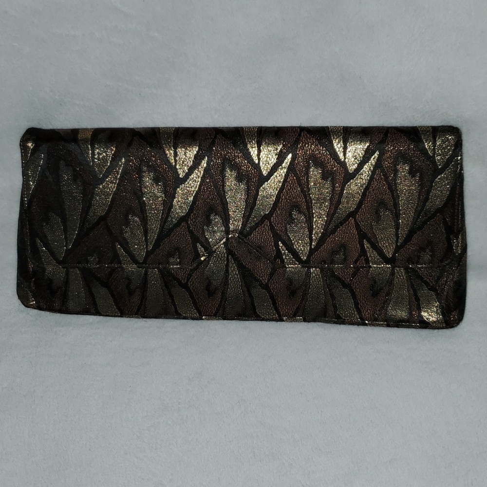 Vintage Palizzio New York Clutch with Original Coin Pouch and Mirror